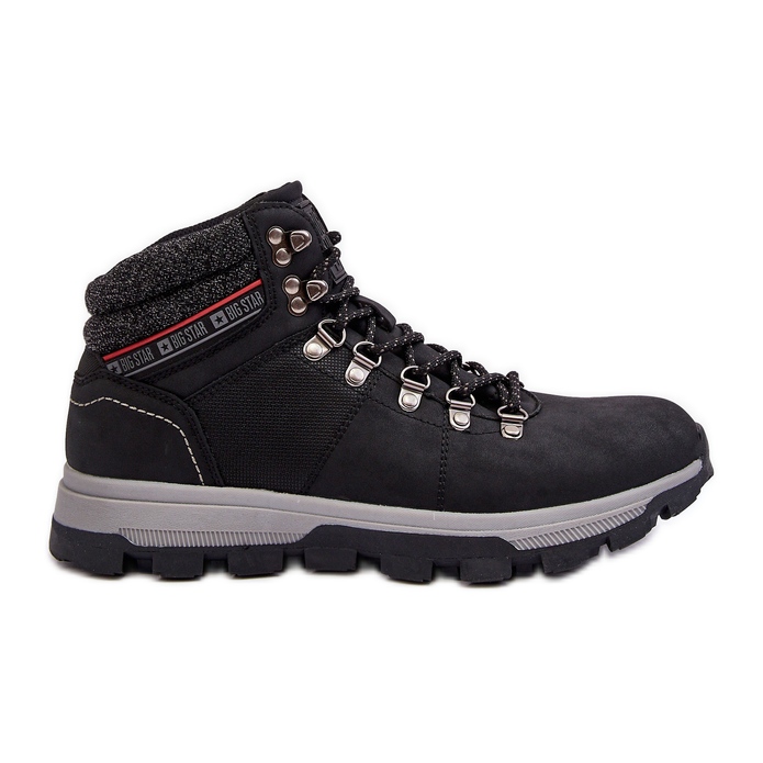 Chaussures de trekking pour hommes Big Star KK174215 Noir le noir