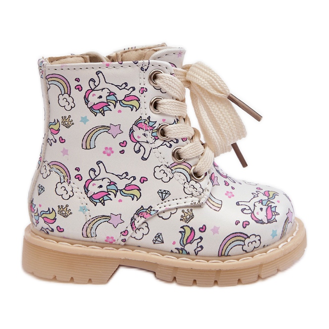 Bottines isolées pour enfants avec fermeture éclair, Beige Dolida Bottines isolées pour enfants avec fermeture éclair, Beige Dolida