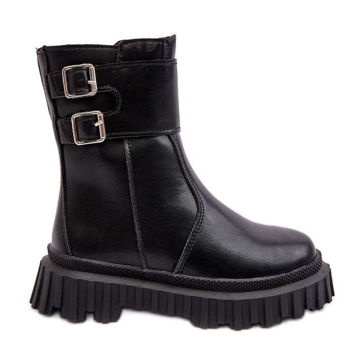 Botte noir enfant sales