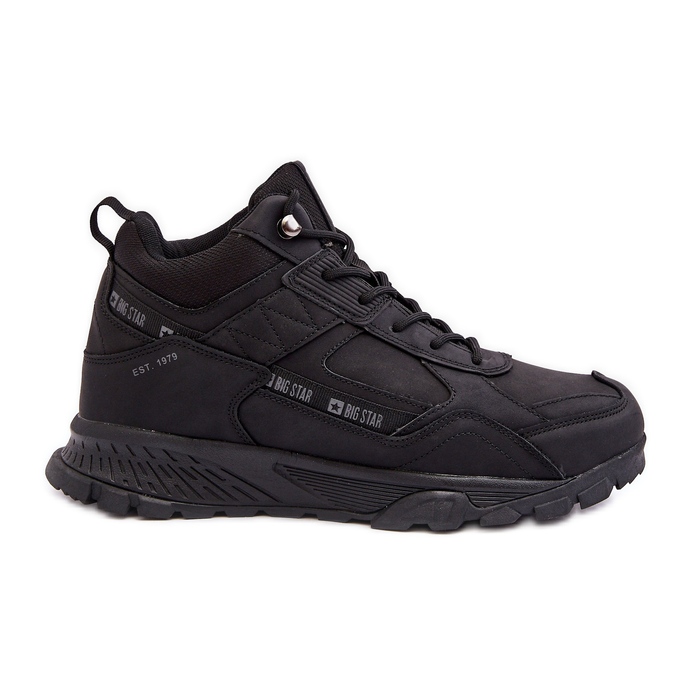 Bottes de trekking isolées pour hommes noires Big Star MM174164 le noir