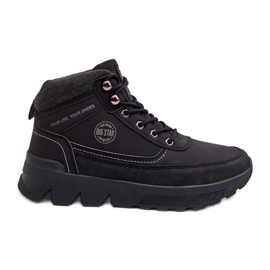 Chaussures de trekking pour hommes noires Big Star MM174016