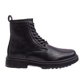 Bottes isolées Trappers avec fermeture éclair noir Big Star MM174080 le noir Bottes isolées Trappers avec fermeture éclair noir Big Star MM174080 le noir