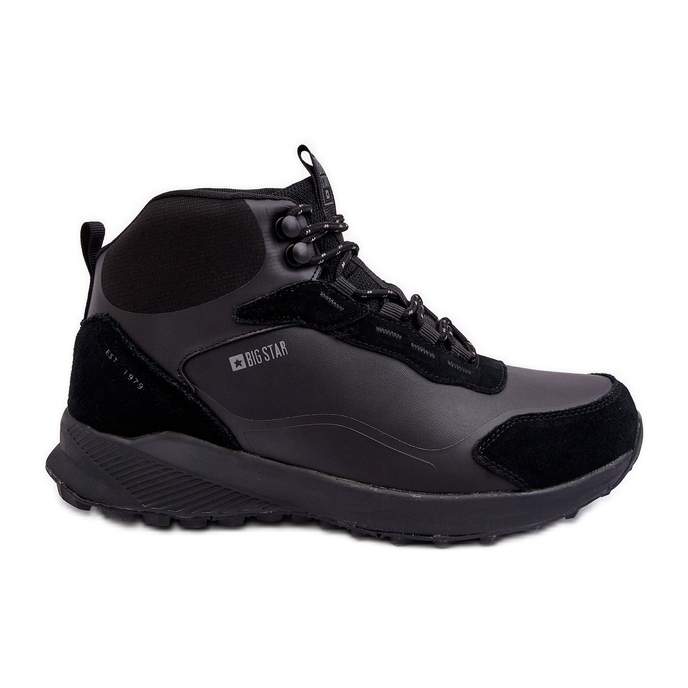Chaussures de trekking isolées pour hommes noires Big Star MM174334 le noir