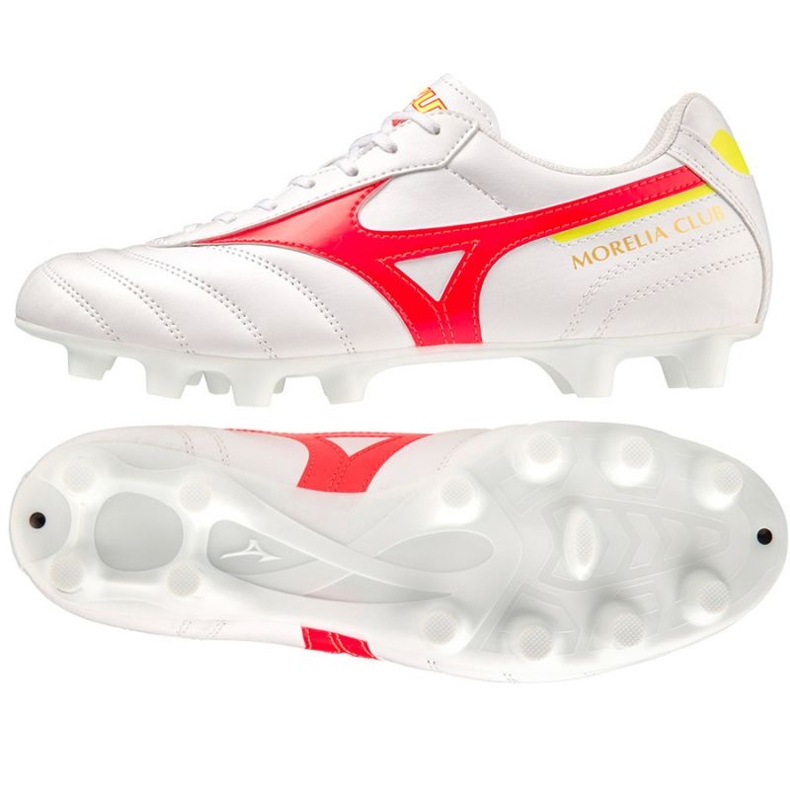 Mizuno Morelia Ii Club Md M P1GA231664 chaussures de football blanche