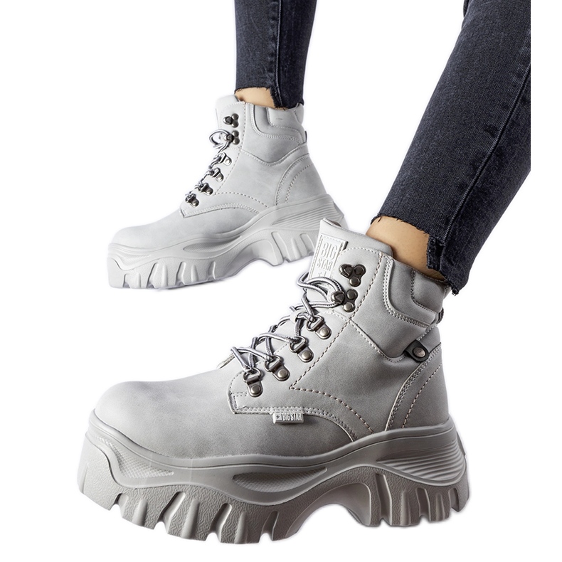 Bottes Big Star grises KK274367