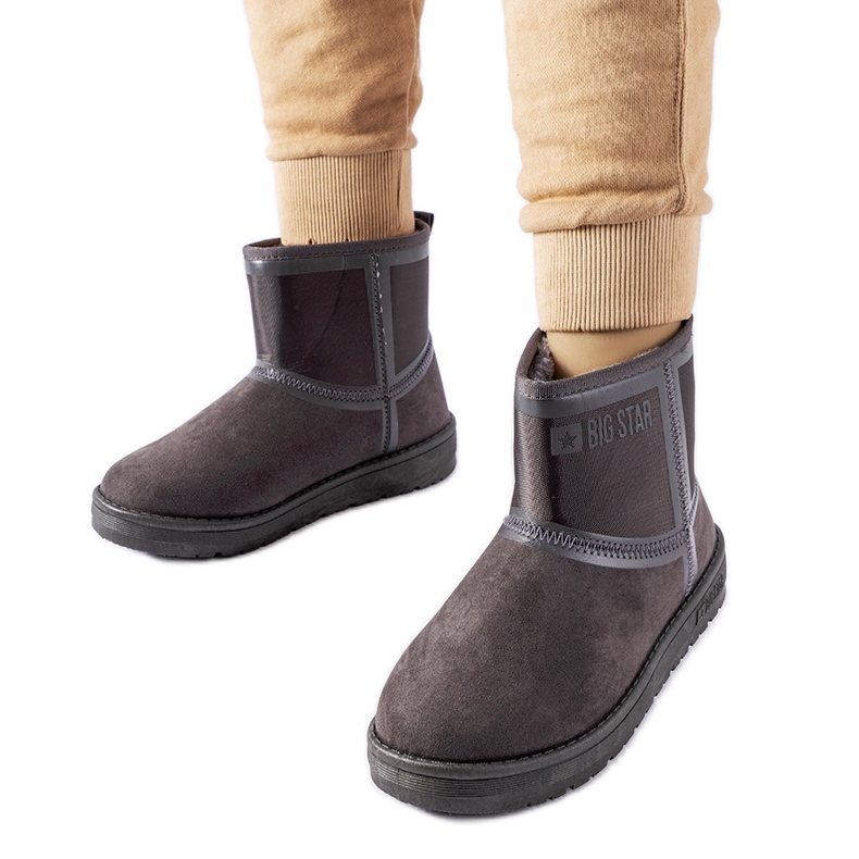 Bottes de neige grises Big Star KK274615