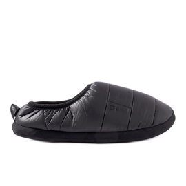 Big Star Chaussons isolés noirs pour hommes KK174363 906