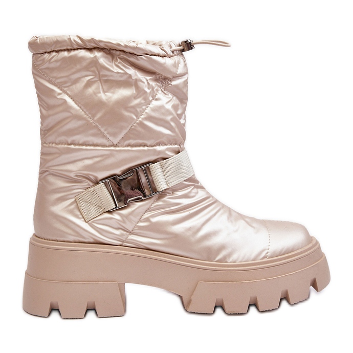 PH2 Bottines femme à semelle massive et talon plat, Beige Werikse PH2 Bottines femme à semelle massive et talon plat, Beige Werikse
