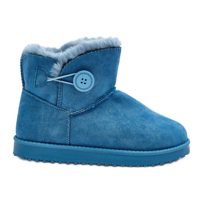 PS1 Bottes de neige isolées pour femme avec décoration, bleu Siriol