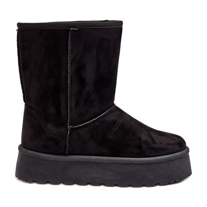PS1 Bottes de neige isolées en fourrure Abrams noires pour femmes le noir
