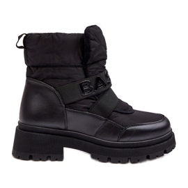 PS1 Bottes de neige isolées à fermeture éclair pour femmes noires Zeva