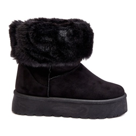 PS1 Bottes de neige pour femmes avec fourrure noir Rainsa le noir PS1 Bottes de neige pour femmes avec fourrure noir Rainsa le noir