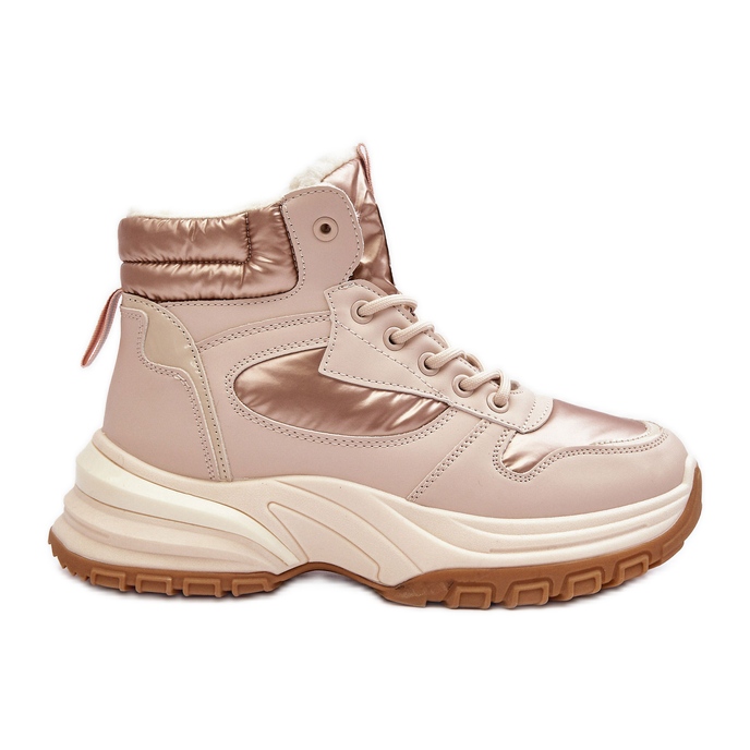 PE1 Chaussures De Sport Isolées À Lacets Pour Femme Beige Dejana