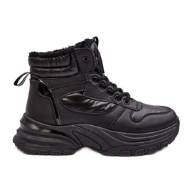 PE1 Chaussures De Sport Isolées À Lacets Pour Femme Noir Dejana