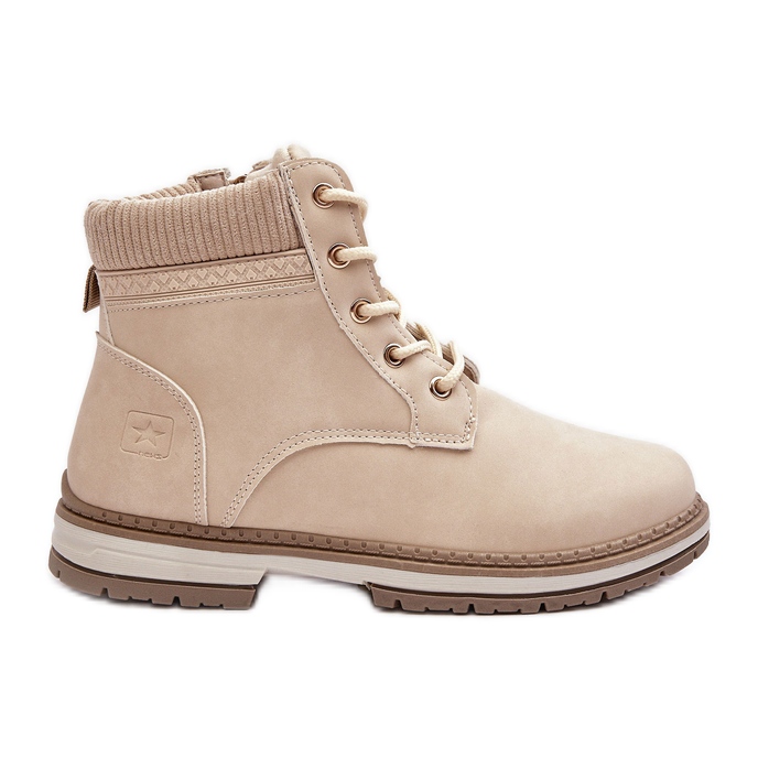 News Bottes Isolées En Cuir Pour Femme Beige Bimena