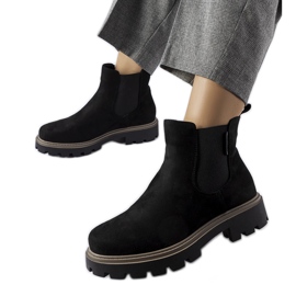 Bottes isolées noires Big Star MM274372