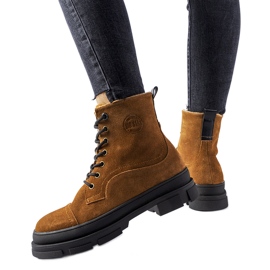 Travailleurs du cuir marron Big Star KK274524 brun