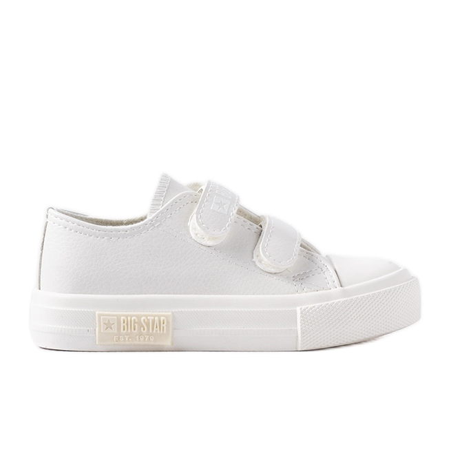 Baskets blanches pour enfants Big Star KK374093