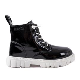 Bottines vernies noires Big Star MM374147