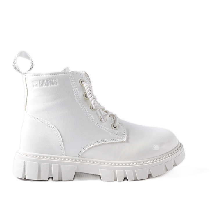 Bottines vernies blanches Big Star MM374142