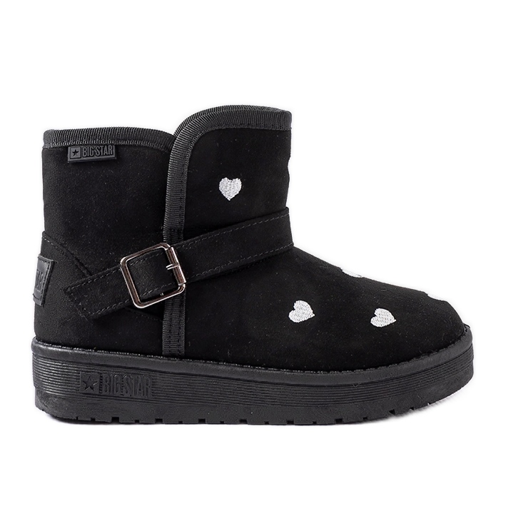 Bottes de neige noires pour enfants Big Star KK374243 le noir