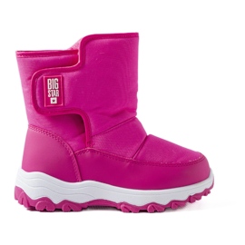 Bottes de neige enfants roses Big Star MM374121