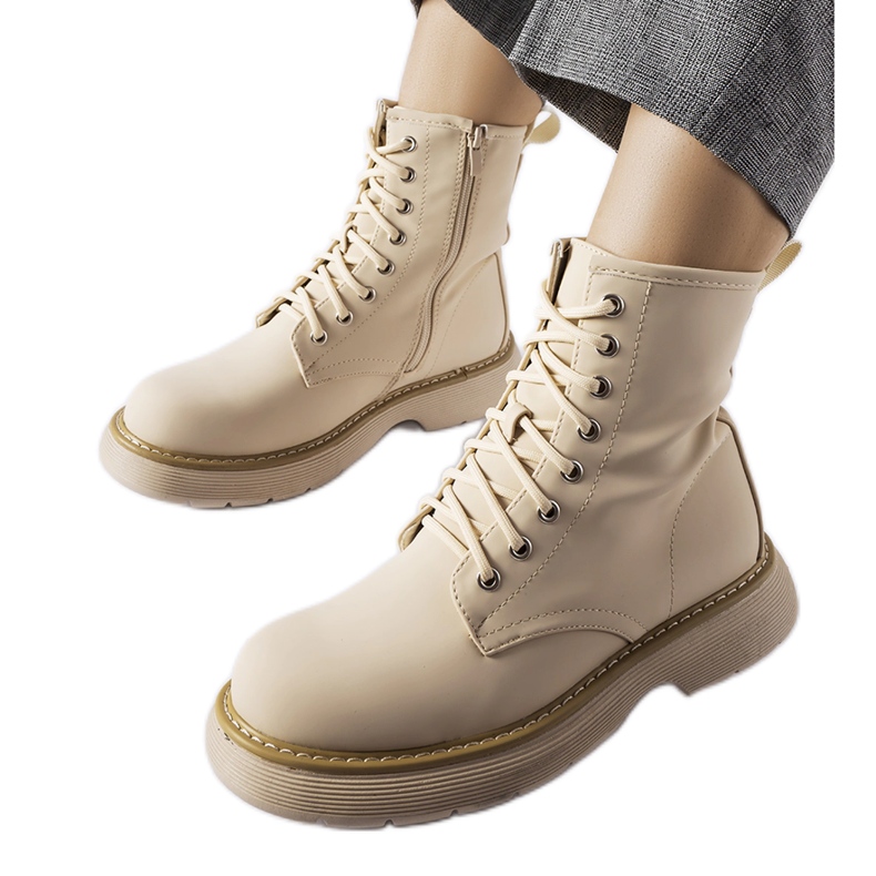Bottines Benvenuto classiques beiges