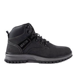 Bottines noires pour hommes Big Star MM174019