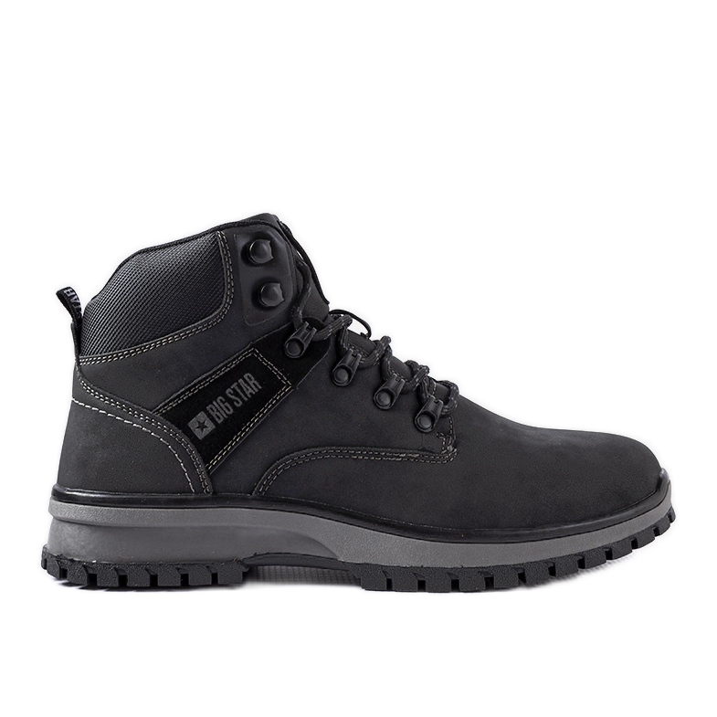 Bottines noires pour hommes Big Star MM174019 le noir