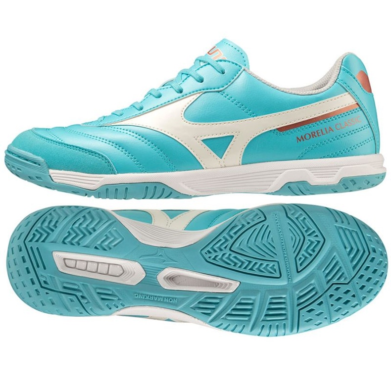 Mizuno Morelia Sala Classique Dans les chaussures Q1GA230225 bleu