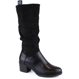Jezzi W JEZ420A bottes isolées à talons hauts, noir le noir
