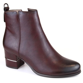 Bottes isolées M.Daszyński W SAN9C bordeaux rouge