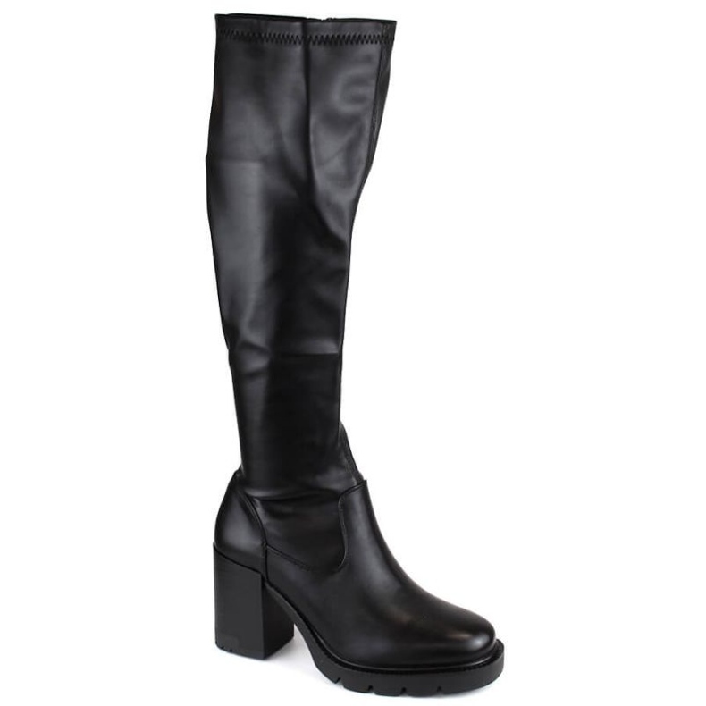 Bottines élastiques et plateforme Potocki W WOL189 noir le noir