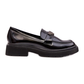 Mocassins à Talon Plat pour Femme Noir Venla le noir