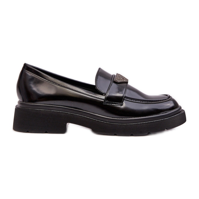 Mocassins à Talon Plat pour Femme Noir Venla le noir