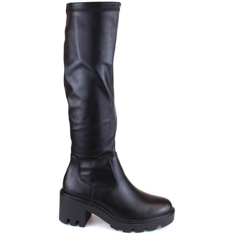 Bottines Potocki à talon haut et plateforme W SZ12267 WOL196 le noir