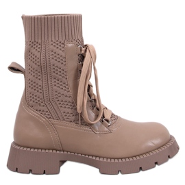 Bottines pull Tierr Kaki brun