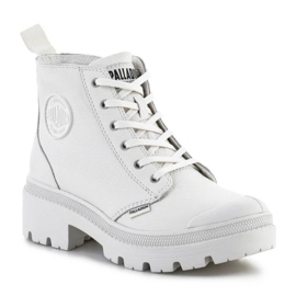 Chaussures Palladium Pallabase Cuir 96905-102-M blanche