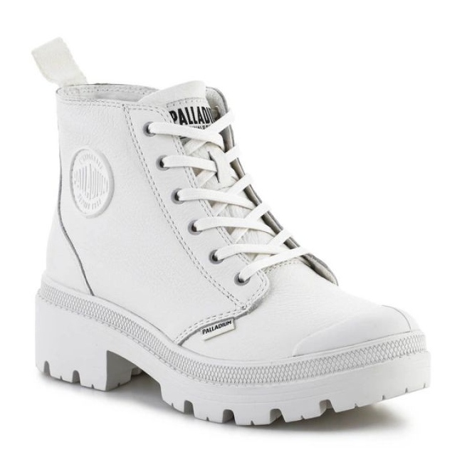 Chaussures Palladium Pallabase Cuir 96905-102-M blanche