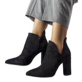 Bottines élégantes noires Willow le noir