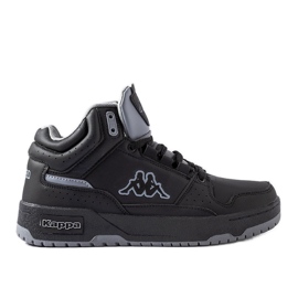 Chaussures unisexes noires et grises Kappa 243316 Jonscha