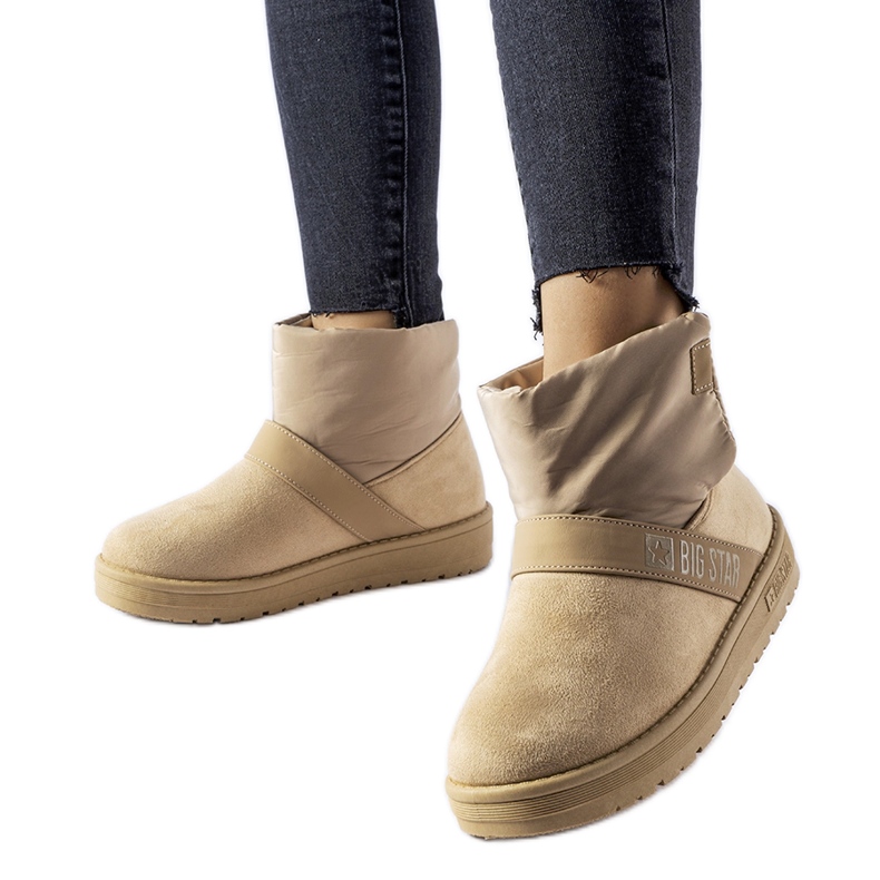 Bottes de neige beiges Big Star MM274152 Bottes de neige beiges Big Star MM274152