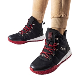 Chaussures noires pour jeunes Big Star KK274217 le noir Chaussures noires pour jeunes Big Star KK274217 le noir