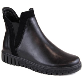 Filippo W PAW472 bottines à enfiler en cuir isolé noir le noir