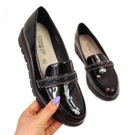 Chaussures à enfiler vernies confortables T.Sokolski W SCA62, noir