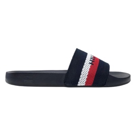 Tongs Tommy Hilfiger Knited Pool Slide M FM0FM03642 bleu