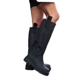 Bottes isolées Jayden noir mat le noir
