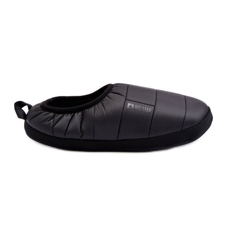 Pantoufles isolées pour hommes noir Big Star KK174363 le noir