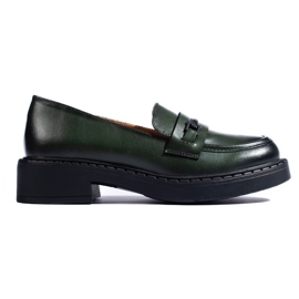W. Potocki Chaussures pour femmes vert foncé de Potocki