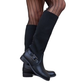 Bottines noires à tige souple Casanova